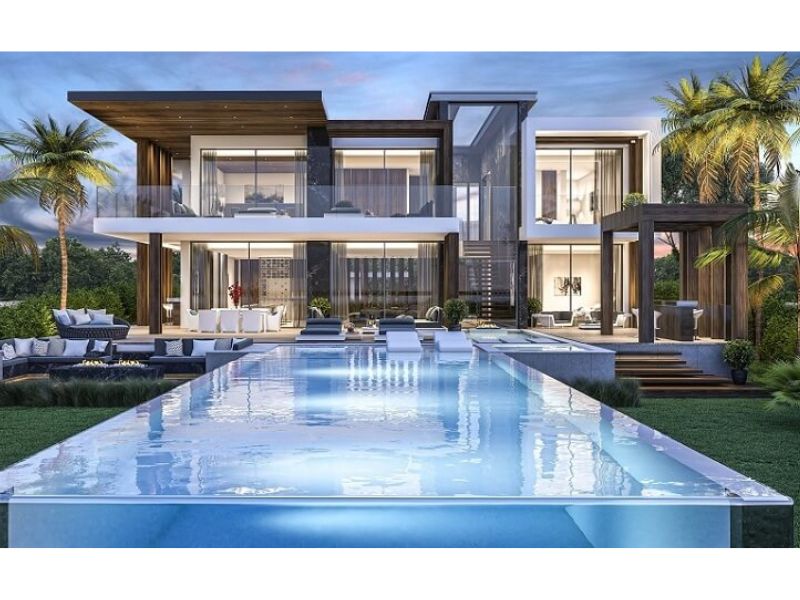 Không gian sống đẳng cấp trong ngôi biệt thự 2 tầng mái bằng hiện đại