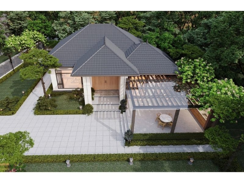 Mẫu nhà thể hiện sự đẳng cấp và gu thẩm mỹ tinh tế của gia chủ