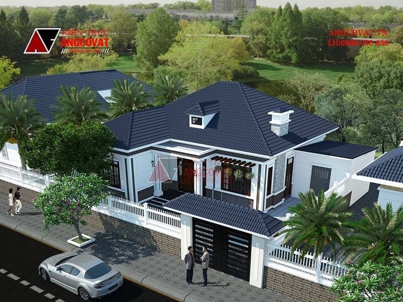 Thiết kế mẫu nhà 1 tầng 150m2 4 phòng ngủ phù hợp cho mọi gia đình