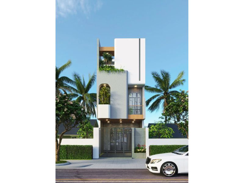 Mẫu thiết kế nhà mặt tiên 4m cho ai yêu thích vẻ đẹp phá cách nhưng tinh tế 