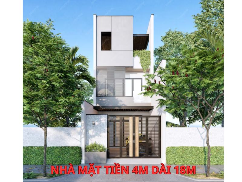 Sở hữu mẫu nhà mặt tiền 4m dài 18m mang lại những ưu điểm gì?