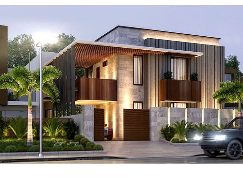 Tham khảo mẫu nhà ngang 12m sâu 8m 2 tầng hiện đại