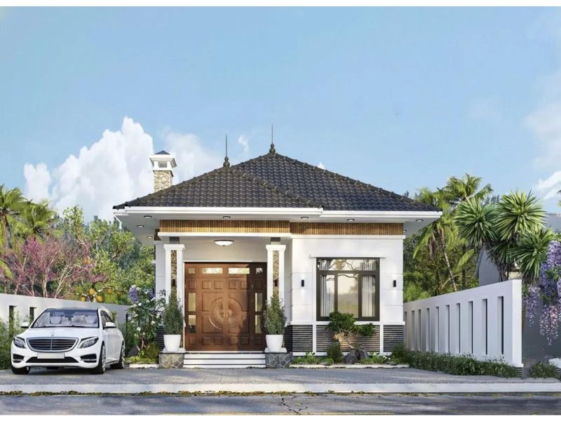 Chia sẻ mẫu nhà cấp 4 mái Nhật đơn giản, hiện đại