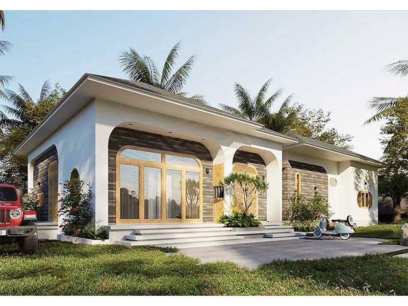 Tham khảo mẫu nhà cấp 4 mái Nhật đẹp, sang trọng