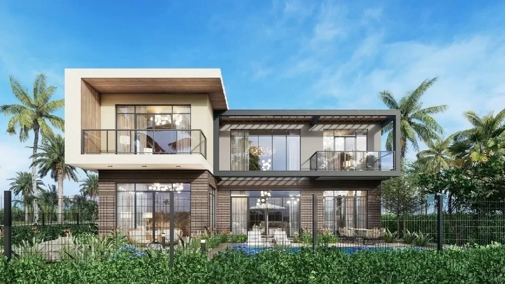 Công trình biệt thự 2 tầng không gian mở với hệ thống cửa kính tăng cường ánh sáng tự nhiên