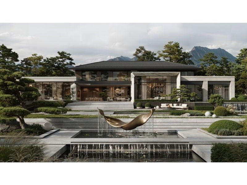 Thiết kế nhà vườn 1500m2 sang trọng, đẳng cấp