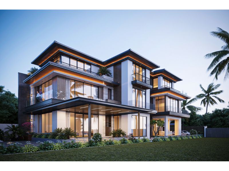 Biệt thự nhà vườn 1500m2 thể hiện vị thế đẳng cấp