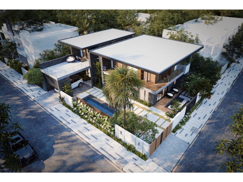Thiết kế nhà vườn 1500m2 có bể bơi bề thế, hoành tráng