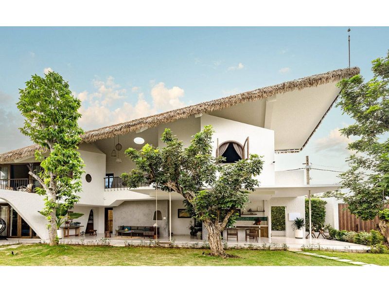Kiến trúc độc đáo trong mẫu nhà vườn 1500m2 