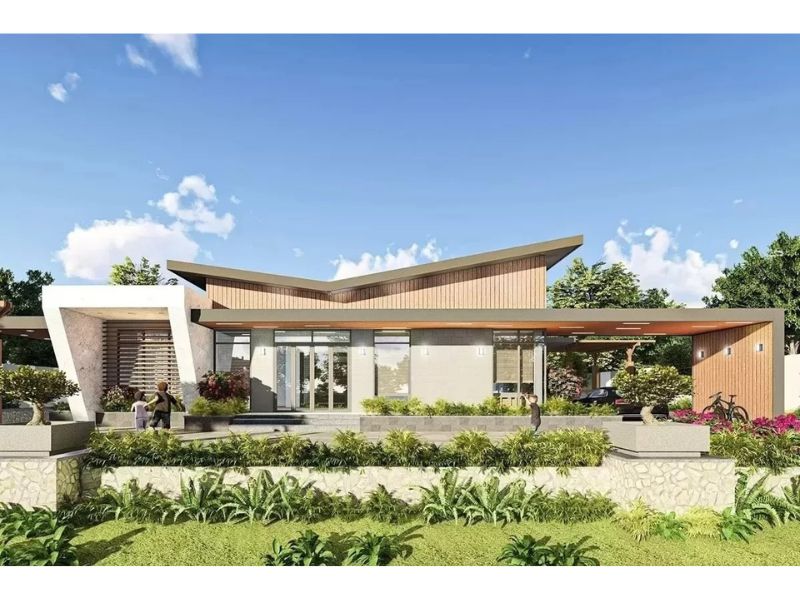 Mẫu nhà vườn 1500m2 sang trọng với chi phí từ 2 - 3 tỷ