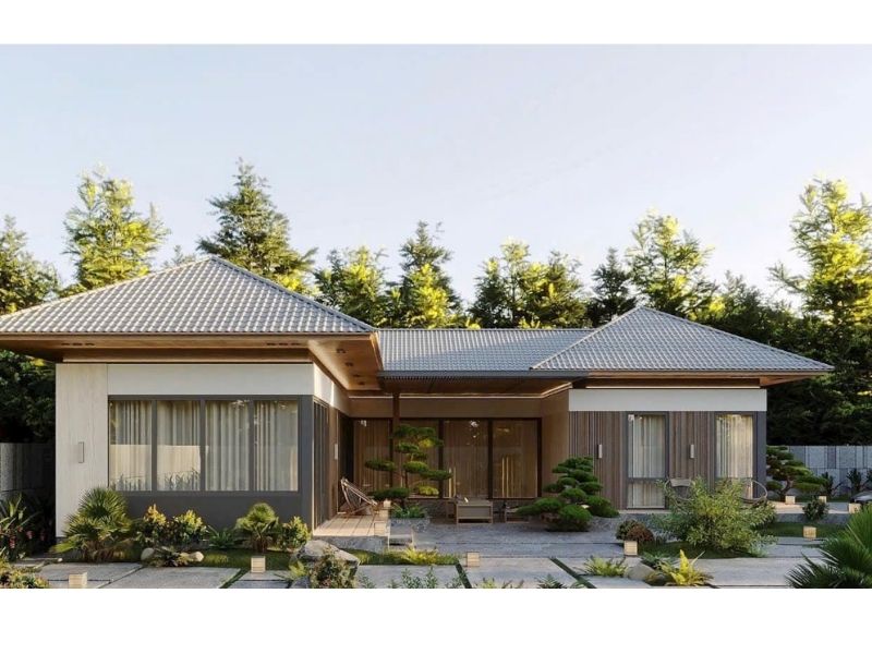 Tham khảo xây nhà vườn 1500m2 đẹp và tiện nghi