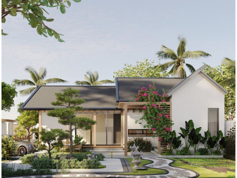 Xây nhà vườn 1500m2 với chi phí dưới 1 tỷ
