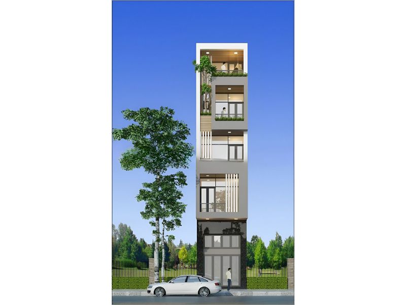 Xây chung cư mini 60m2 5 tầng tạo nguồn thu nhập bền vững cho gia chủ 