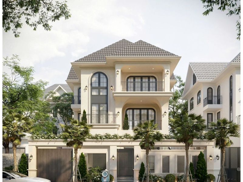 Xu hướng xây biệt thự tân cổ nhẹ nhàng, tinh tế 