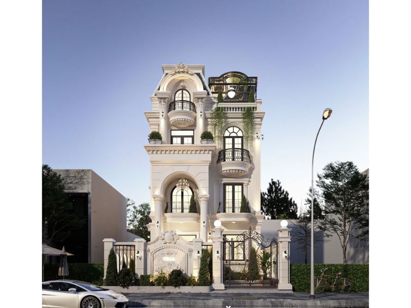 Hệ trụ cột kiên cố tạo mặt tiền quyền lực 