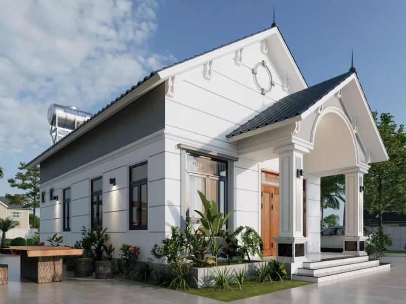 Mẫu công trình sử dụng vật liệu đa dạng