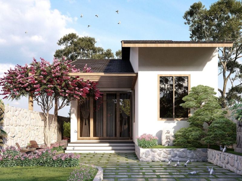 Kiến trúc nhà ông 1 tầng mái thái