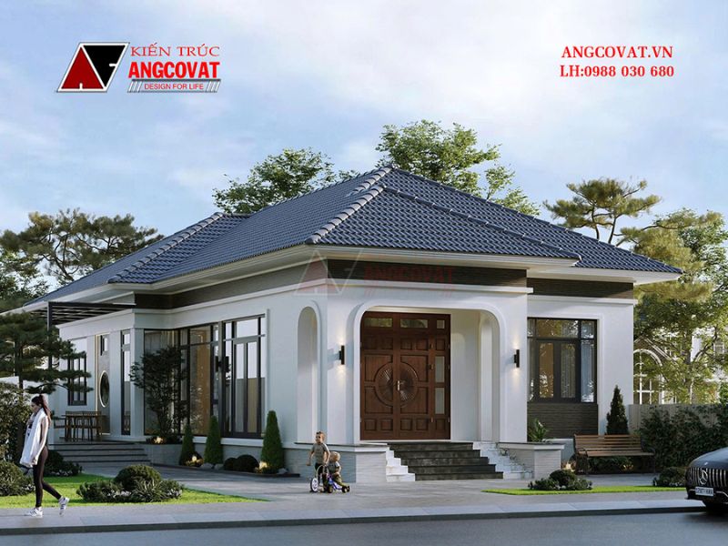 Công trình nhà cấp 4 tân cổ điển sang trọng