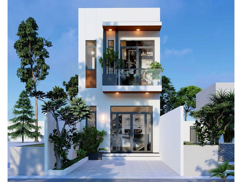 Công trình nhà ống 2 tầng 700 triệu