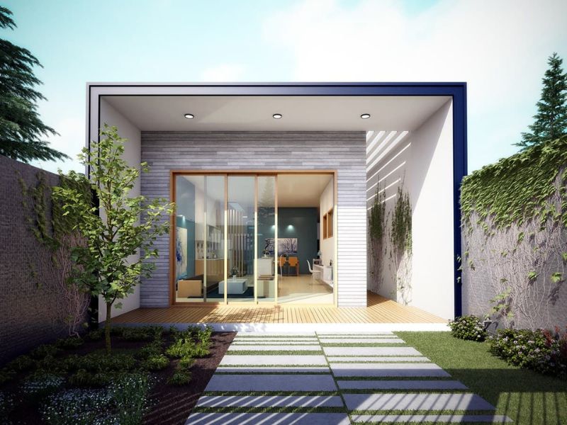 Thiết kế nhà cấp 4 kết hợp kinh doanh hiện đại, hài hòa từ thiết kế đến màu sắc