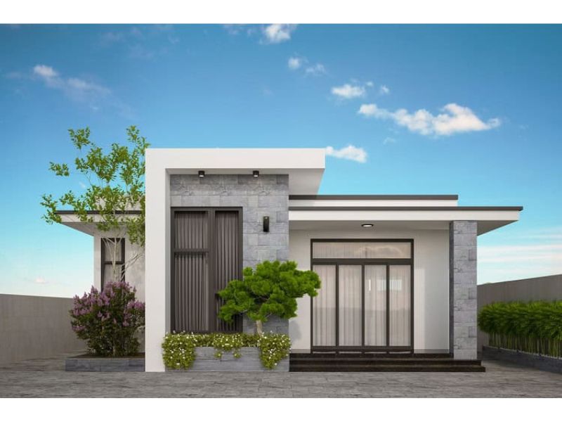Tư vấn mẫu nhà cấp 4 có mặt tiền kinh doanh đẹp cho những gia đình có tài chính hạn chế