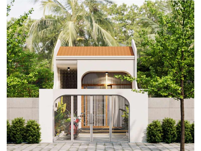 Mẫu nhà cấp 4 kết hợp kinh doanh hiện đại đẹp, ấn tượng