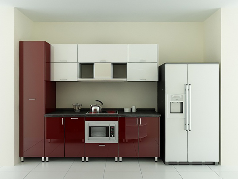 tủ bếp đẹp cho không gian hẹp