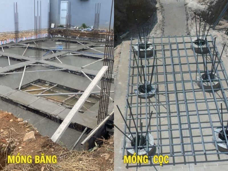 Chi phí làm móng nhà 2 tầng 6x10m