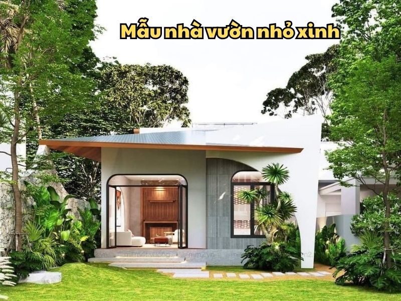 Thiết kế nhà vườn cấp 4 nhỏ xinh, chi phí tiết kiệm