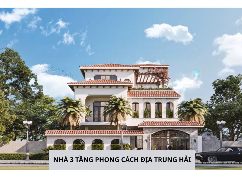 Thiết kế nhà phong cách địa trung hải đẹp phù hợp xu thế 