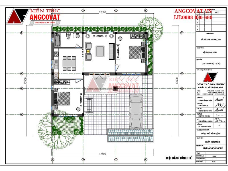 Mẫu nhà 1 tầng chữ l 100m2 giá rẻ đẹp 