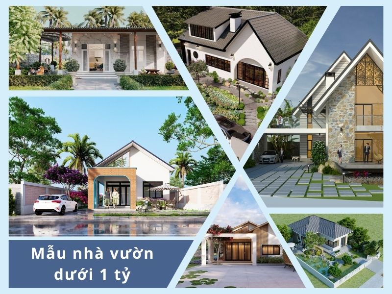 Xây dựng mẫu nhà vườn dưới 1 tỷ ở nông thôn