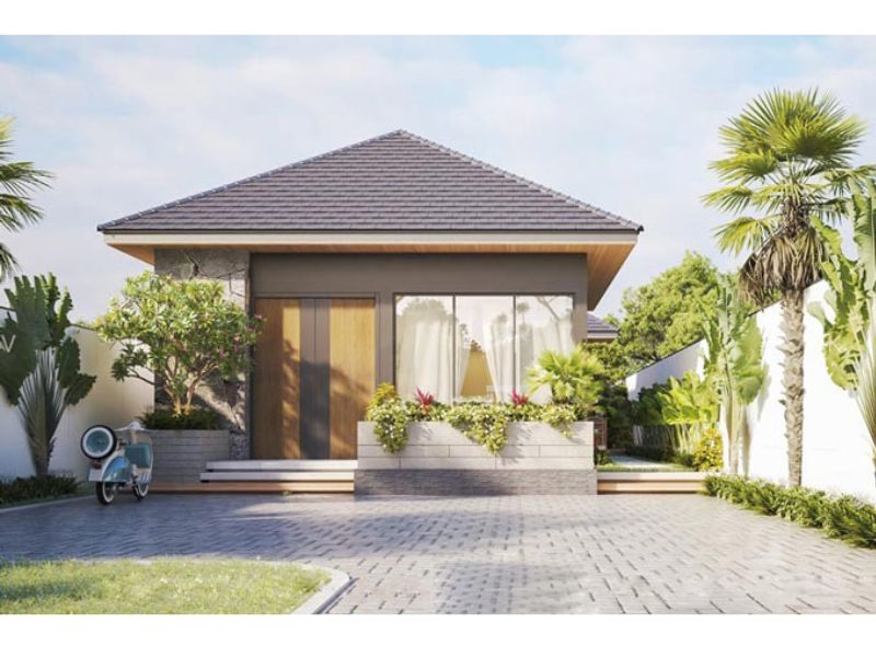 Nhà vườn mái Nhật đẹp với chi phí tiết kiệm