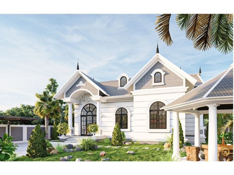 Xây nhà vườn dưới 1 tỷ mái Thái vừa đẹp vừa tiện nghi