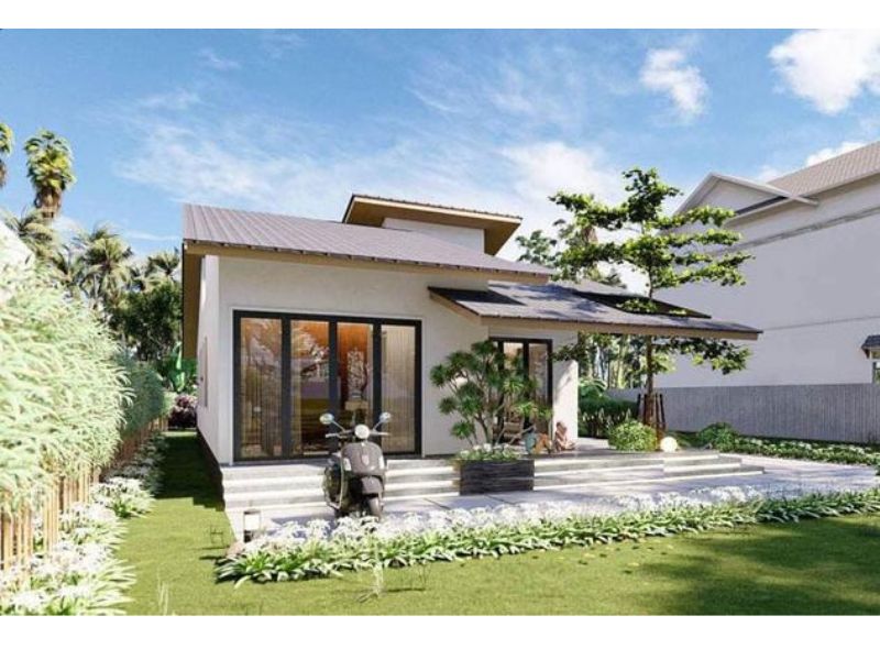 Xây nhà vườn đẹp và tiện nghi với ngân sách dưới 1 tỷ