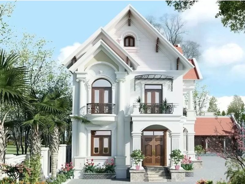 Mẫu nhà 2 tầng mái Thái 1,5 tỷ mang tới không gian sống thẩm mỹ và tiện nghi