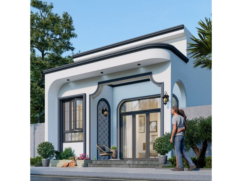 Thiết kế nhà cấp 4 indochine đơn giản chi phí tiết kiệm