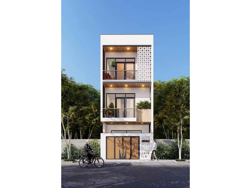 Tham khảo mẫu nhà phố tại Đà Nẵng đơn giản nhưng sang trọng