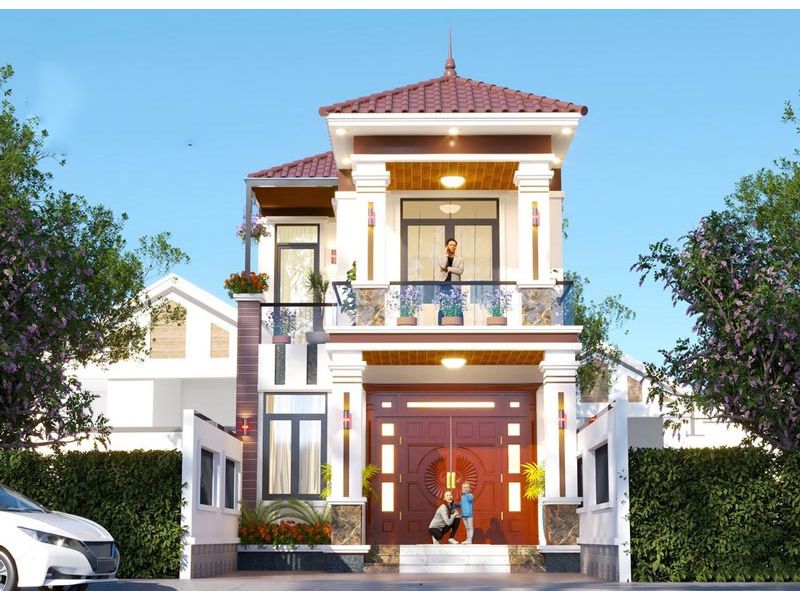 Không gian sống ấm cúng và gần gũi trong ngôi nhà 2 tầng 7x12m mái Nhật