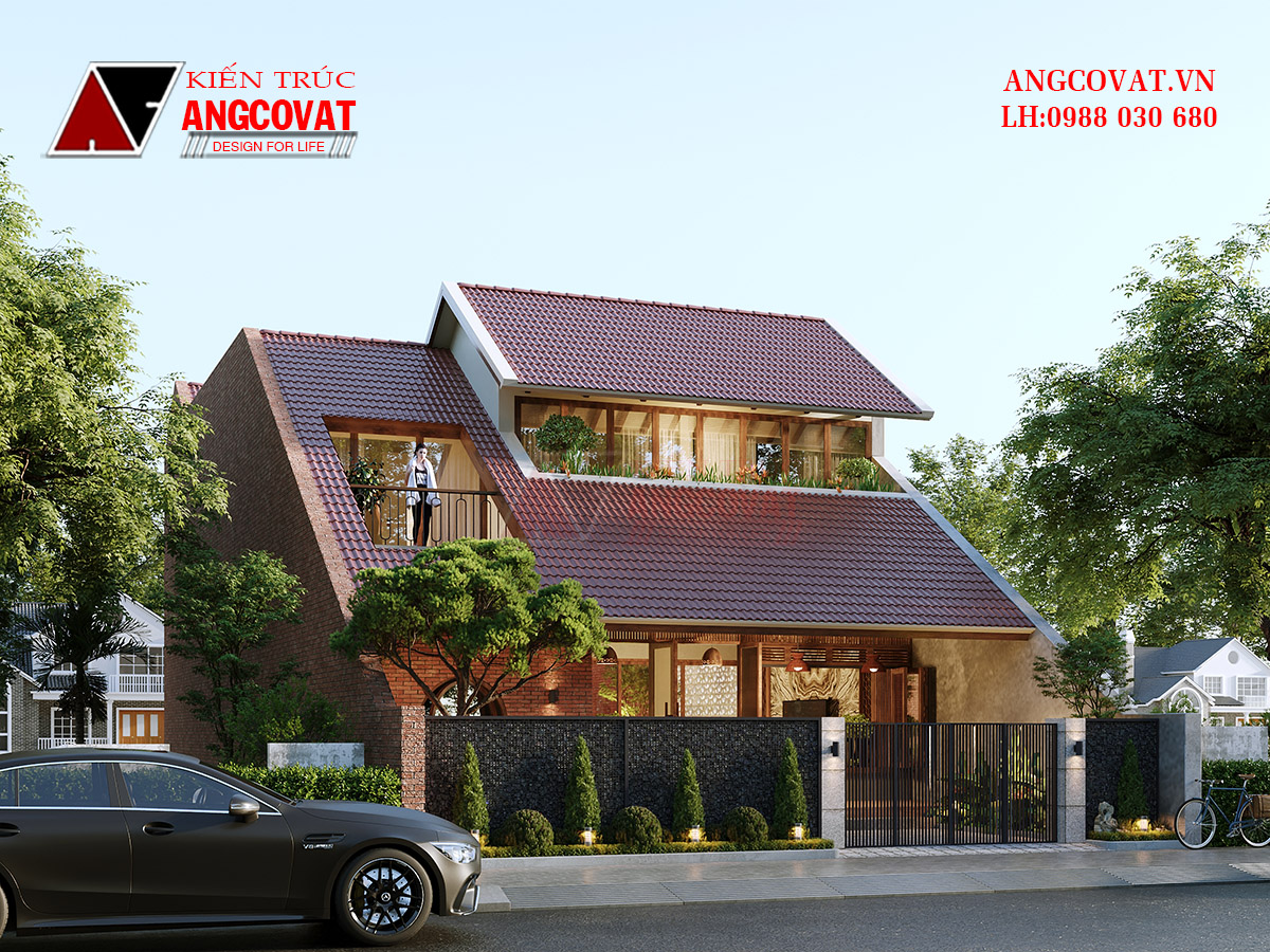 Vẻ ngoài của thiết kế nhà tại Đà Nẵng là sự hòa quyện giữa hiện đại và truyền thống