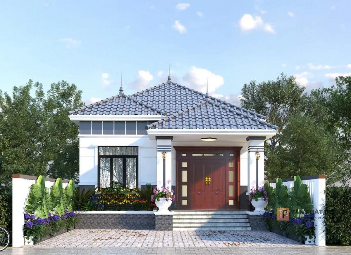 Mẫu thiết kế nhà cấp 4 ngang 7m dài 15m đẹp 