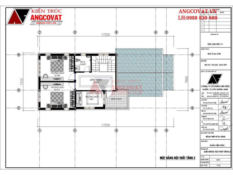  Không gian nội thất tum của mẫu thiết kế nhà trệt đẹp 100m2 có tầng tum tại Lạng Sơn