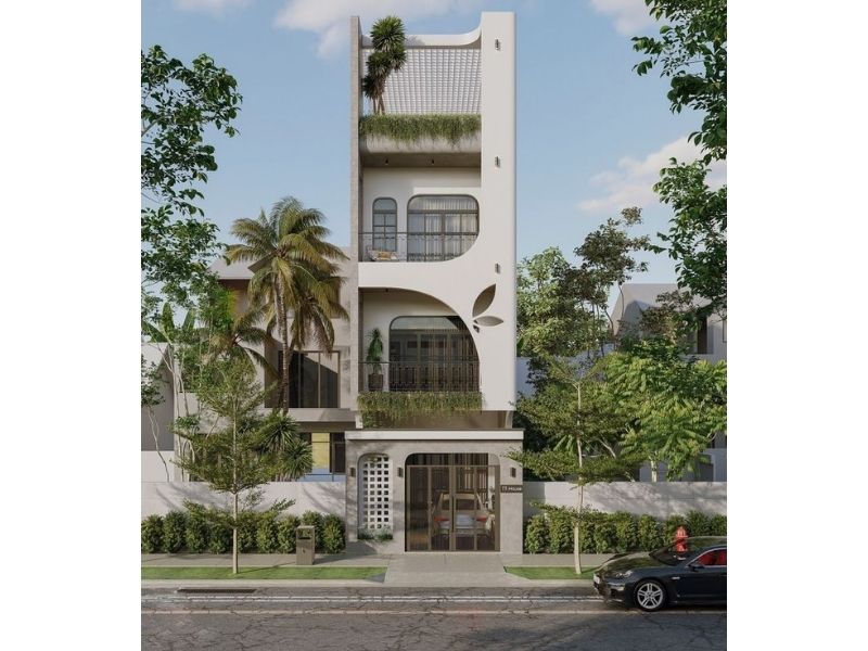 Nhà phố kiến trúc đẹp sang trọng 90m2