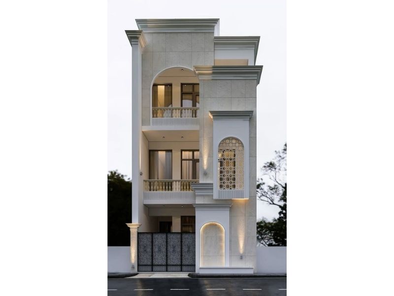 Nhà phố 4 tầng có thang máy mặt tiền 6m