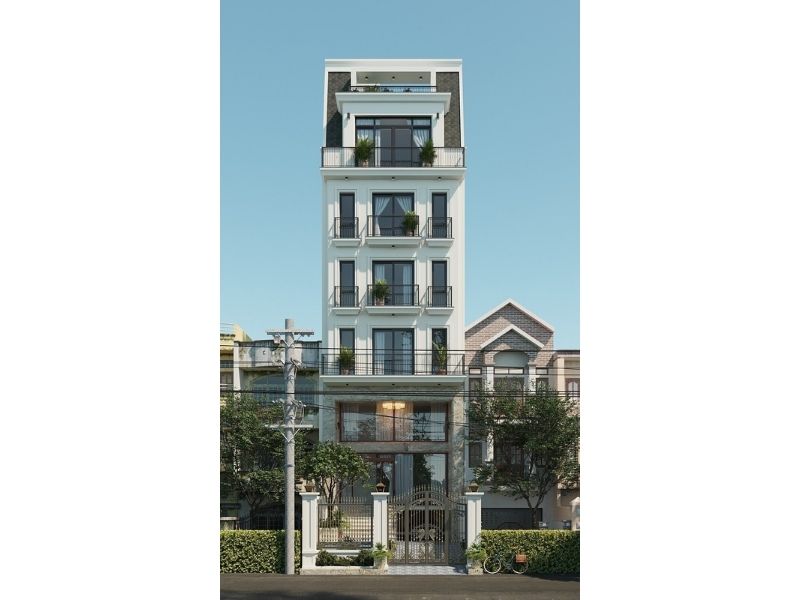 Kiến trúc nhà phố tân cổ vừa ở vừa kinh doanh