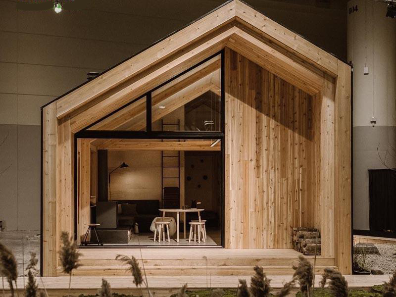 thiết kế nhà gỗ đơn giản