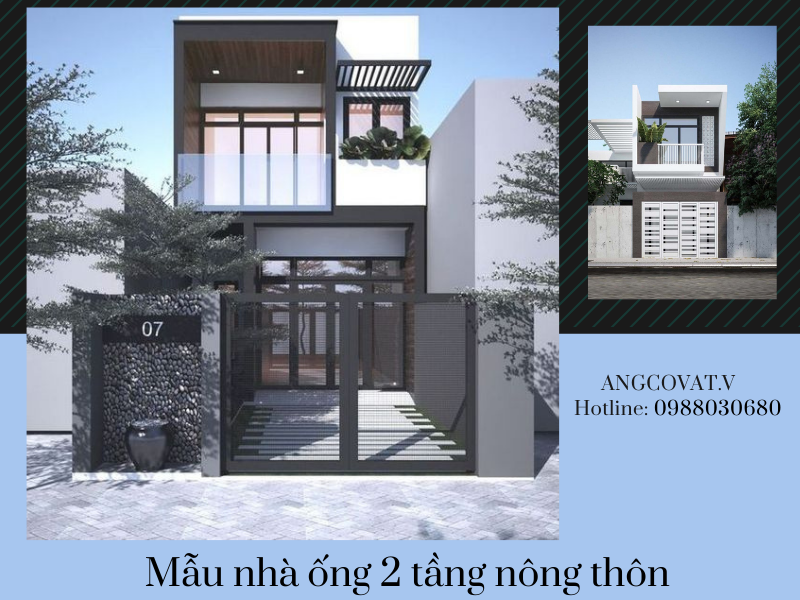 Thiết kế nhà mái thái đẹp tại Quảng Ninh biệt thự 2 tầng mái thái 82x13m
