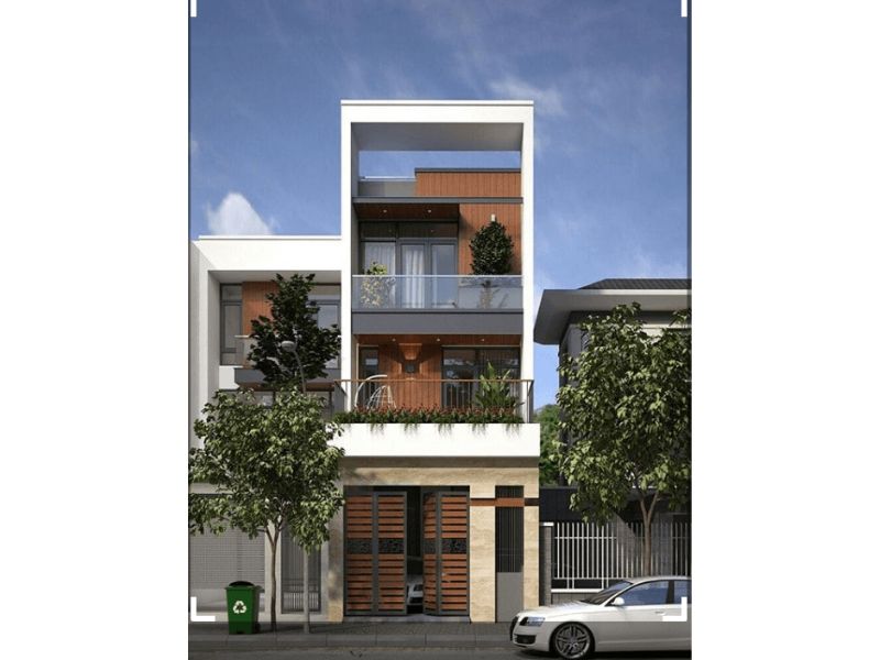Nhà 100m2 5x20 3 tầng có gara