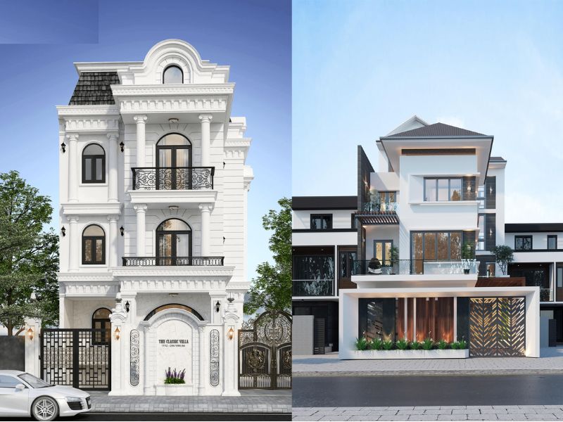 Vẻ đẹp sang trọng, tinh tế trong mẫu biệt thự 3 tầng 