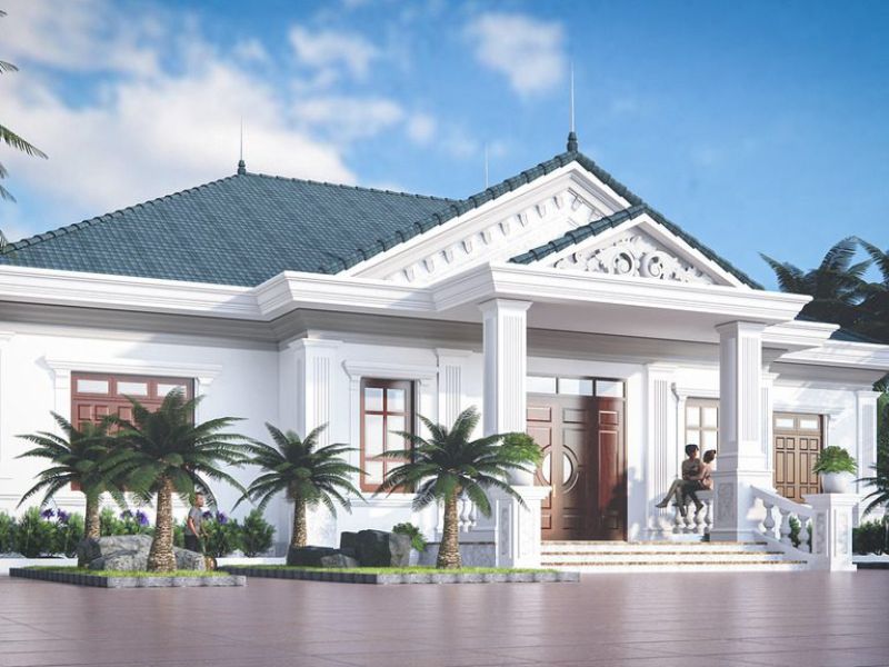 Công trình nhà biệt thự 300m2 5 phòng ngủ